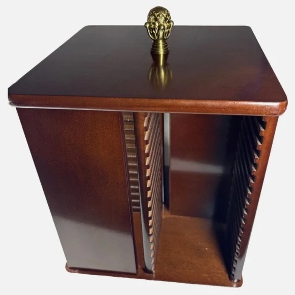 Bombay/Wooden CD Storage Rack & Carousel